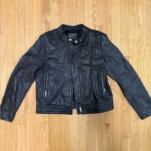 Mango Leather Jacket